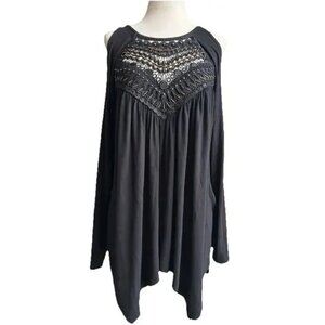 Venus Boho Crochet Beaded Cold Shoulder Top